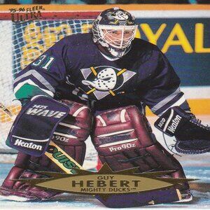 Guy Hebert - 1995 Fleer Corp Hockey Card